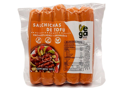 Salchichas de tofu enchipotladas y ahumadas 500g - Vegami