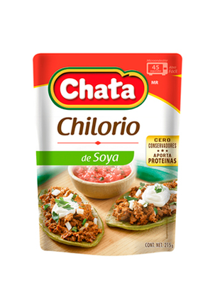 Chilorio de soya 215g - Chata