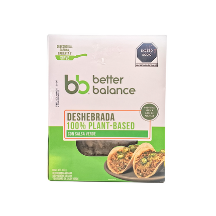 Deshebrada Sabor Salsa verde 400g Better Balance