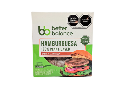 Hamburguesa 2 Patties 226 g Better Balance