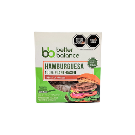 Hamburguesa 2 Patties 226 g Better Balance
