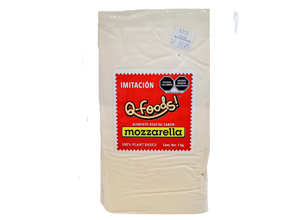 Queso Vegetal Tipo Mozzarella 1kg - Q-Veggie