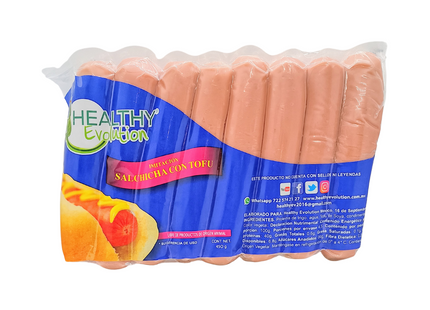 Imitación salchicha con tofu 450g - Healthy Evolution
