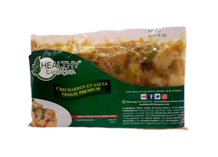 Chicharrón en salsa Veggie Premium 450g - Healthy Evolution