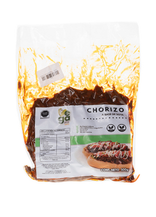 Chorizo de soya 500g - Vegami