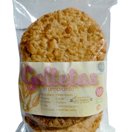 Galleta de amaranto surtida 4PZ -Nutrijiso