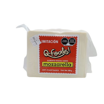Queso Vegetal Tipo Mozzarella 500g - Q-foods