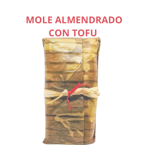 Tamal Oaxaqueño Mole Almendrado tofu