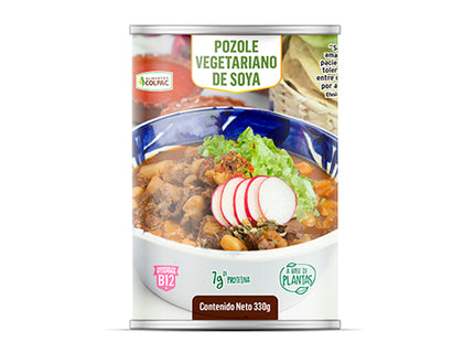 Pozole Vegetariano de Soya 330g - Colpac