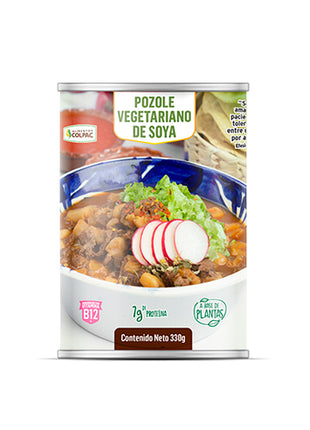 Pozole Vegetariano de Soya 330g - Colpac