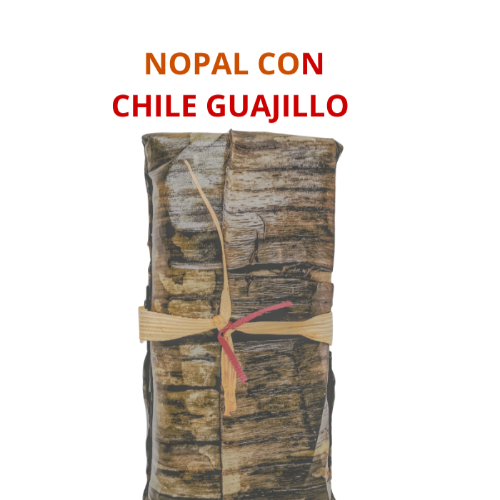 Tamal Oaxaqueño Nopal con chile Guajillo