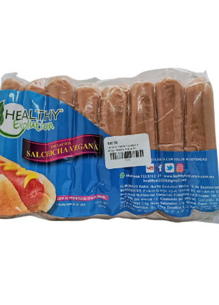 Imitación salchicha vegana 450g - Healthy Evolution