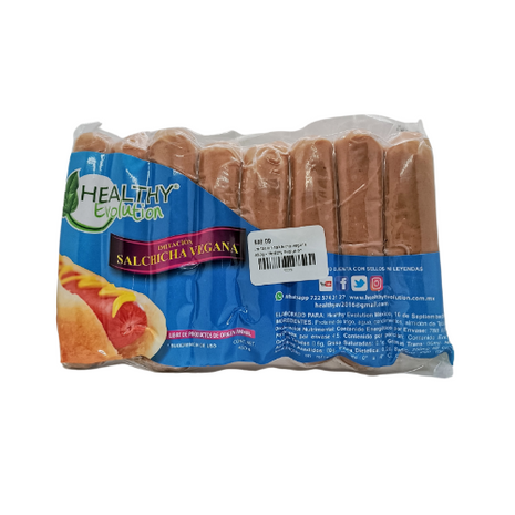Imitación salchicha vegana 450g - Healthy Evolution