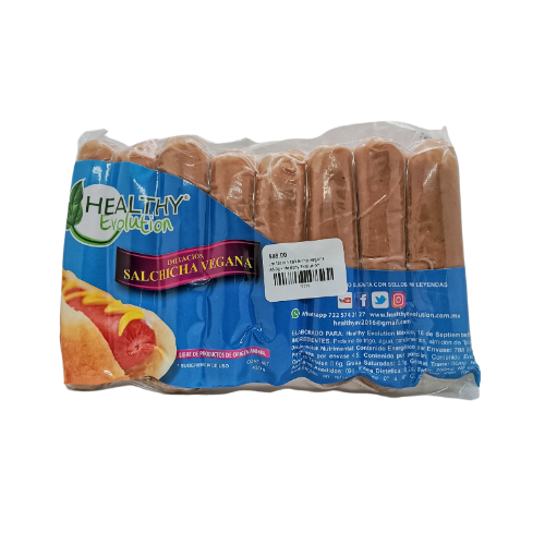 Imitación salchicha vegana 450g - Healthy Evolution