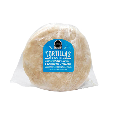 Tortillas de Avena Integral Vegana