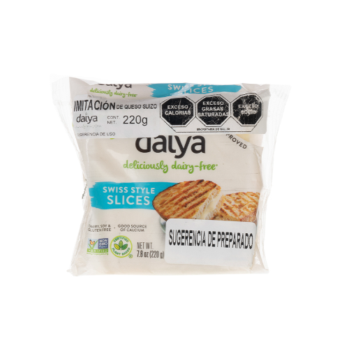 Queso suizo vegano en rebanadas sin gluten 220g - Daiya