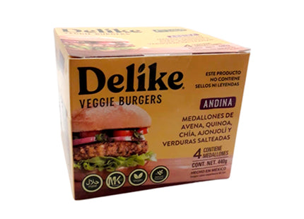 Veggie burgers Andina 440g - Delike