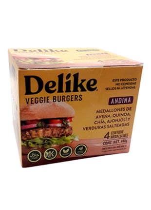 Veggie burgers Andina 440g - Delike 