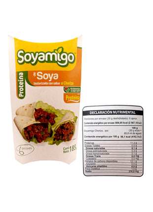 Textured Soy with Flavor 185g - Soyamigo