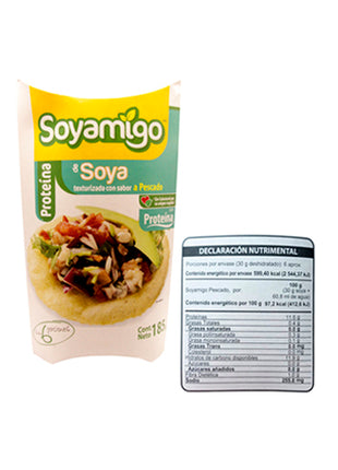 Soya Texturizada con Sabor 185g - Soyamigo