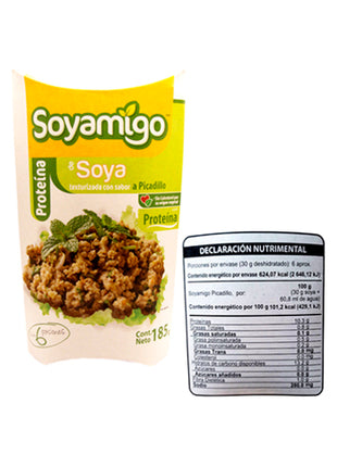 Soya Texturizada con Sabor 185g - Soyamigo