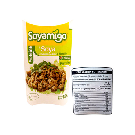 Soya Texturizada con Sabor 185g - Soyamigo