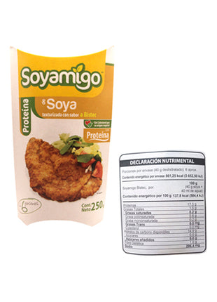 Textured Soy with Flavor 185g - Soyamigo