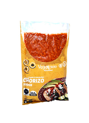 Organic Vegan Chorizo ​​500g - Veggicano