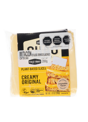 Rebanadas de Queso Vegano Chao Tofu Creamy 200 g - Field Roast