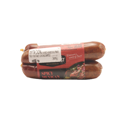 Imitación de Chorizo con chipotle 368g - Field Roast