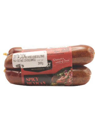 Imitación de Chorizo con chipotle 368g - Field Roast