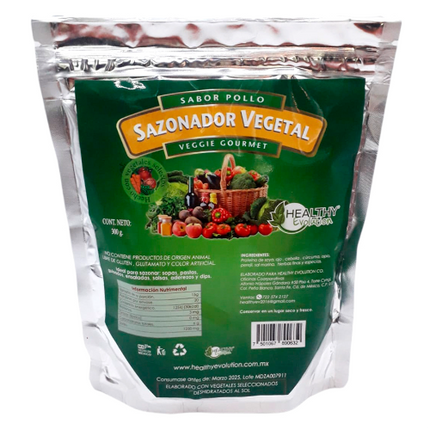 Sazonador Vegetal sabor pollo red sodio 300g - Healthy Evolution