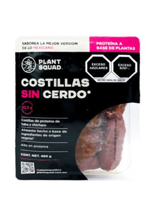 Costilla sin cerdo vegana 460g - Plant Squad