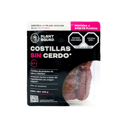 Costilla sin cerdo vegana 460g - Plant Squad