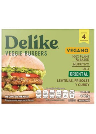 Veggie Burgers Oriental 440g - Delike