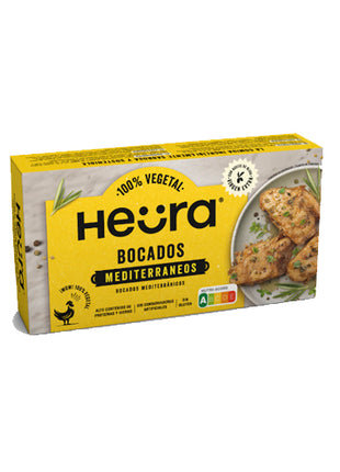 Bocados de tipo pollo Mediterráneos 180g -  HEURA