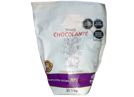 Chocolate Extra Oscuro 70% Cacao- 1 Kg , Puratos