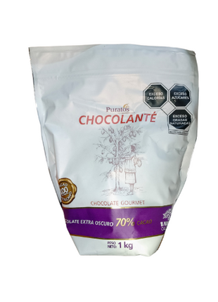 Chocolate Extra Oscuro 70% Cacao- 1 Kg , Puratos