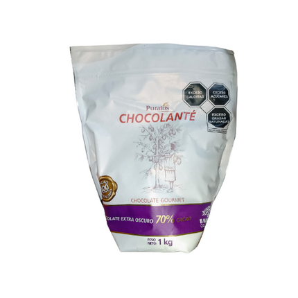 Chocolate Extra Oscuro 70% Cacao- 1 Kg , Puratos