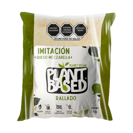 Imitación queso Mozzarella rallado 1kg - Plant Based