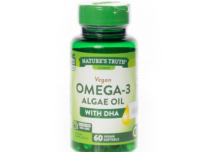Omega 3 aceite de algas con DHA 60 capsulas - Nature´s Truth