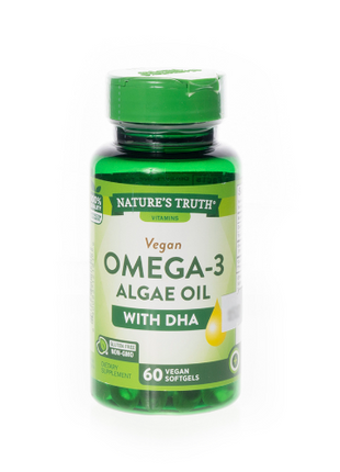 含 DHA 的 Omega 3 海藻油 60 粒膠囊 - Nature's Truth