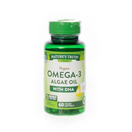 含 DHA 的 Omega 3 海藻油 60 粒膠囊 - Nature's Truth