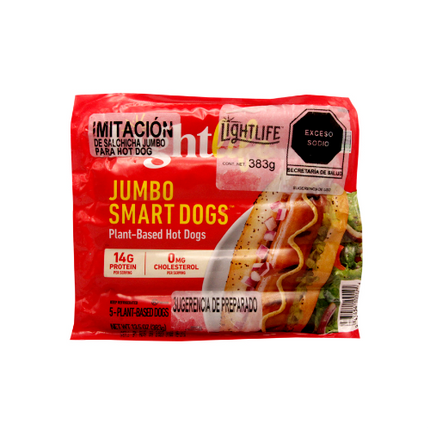 Smart Jumbo Vegan Sausages 383g - Light life