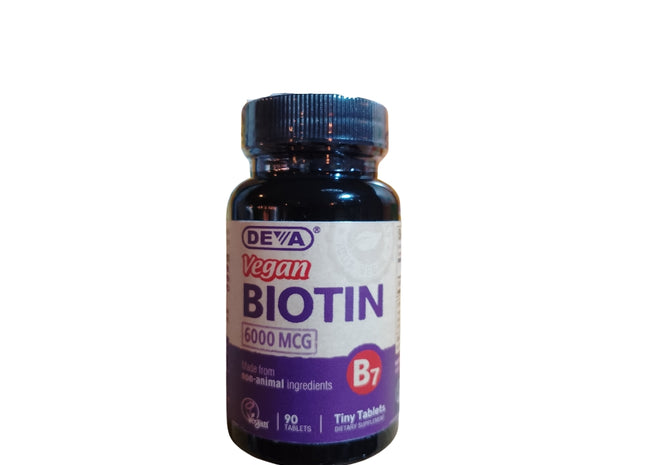 Biotina Vegana 6000 MCG 90 capsulas- Deva