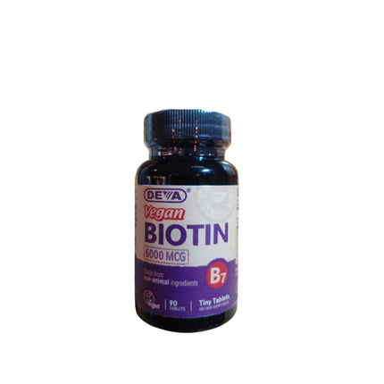 Biotina Vegana 6000 MCG 90 capsulas- Deva