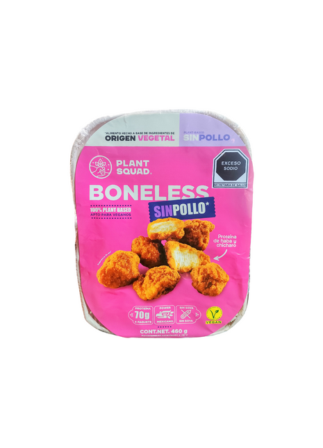 Boneless sin pollo 460g-Plant squad