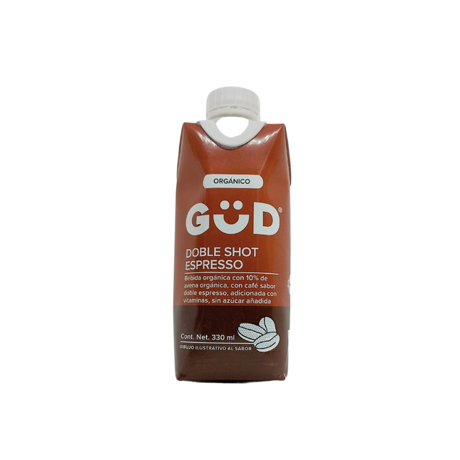 Café orgánico con leche de avena  330ml -GUD