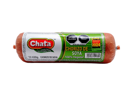Chorizo de soya  - Chata