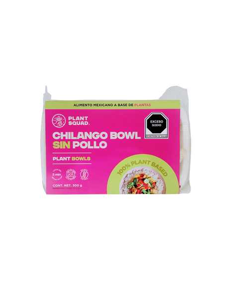 Chilango bowl sin pollo vegano 300g plant squad